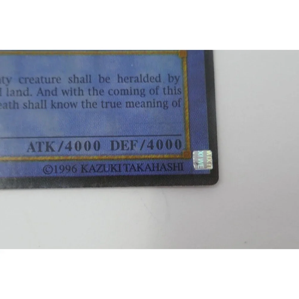 Yu-Gi-Oh 1996 Obelisk The Tormentor Blue Back Card GB1-002